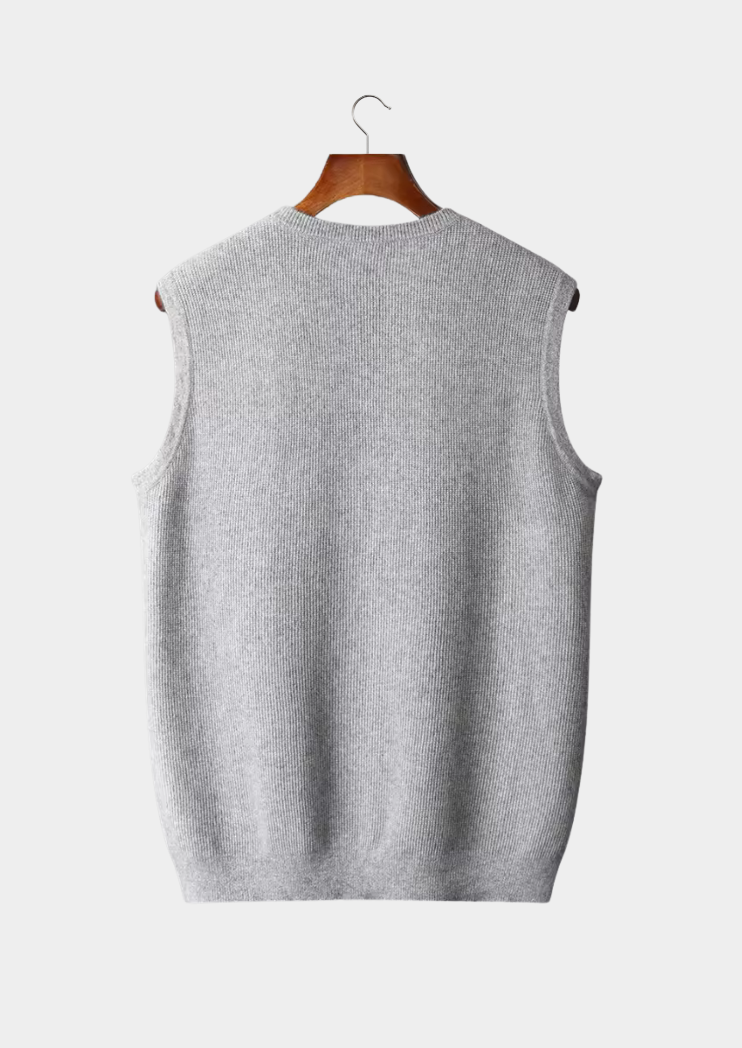Premium Extra-Fine Merino Wool Crew Neck Sweater Vest
