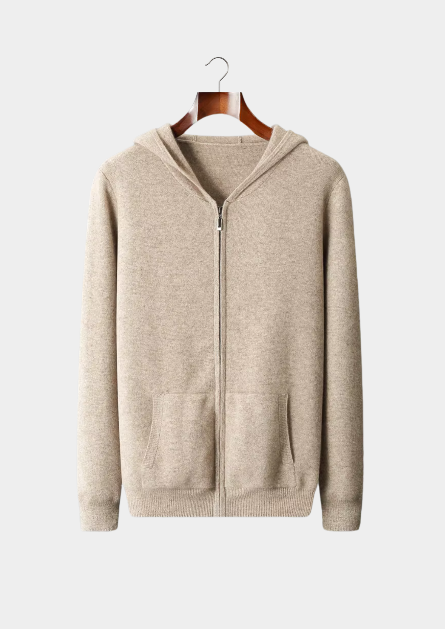 Premium Extra-Fine Merino Wool Zipper Hoodie