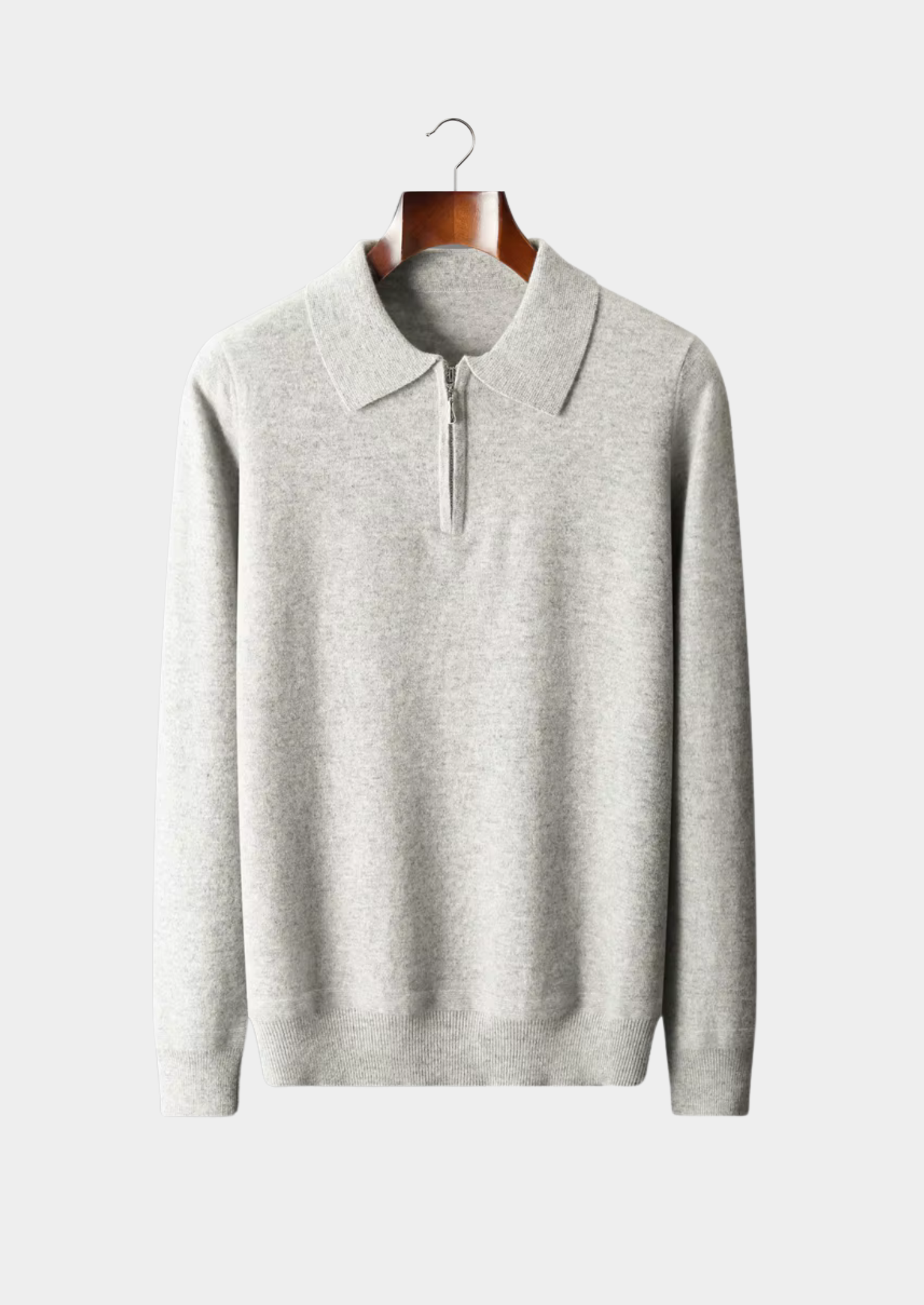 Premium Extra-Fine Merino Wool Half-Zip Polo
