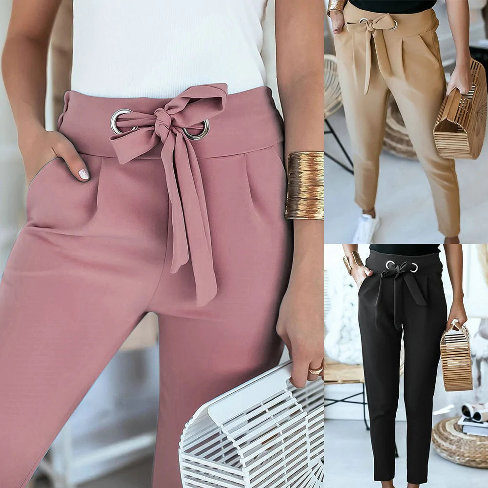 Claudia | Elegant High-Waisted Trousers