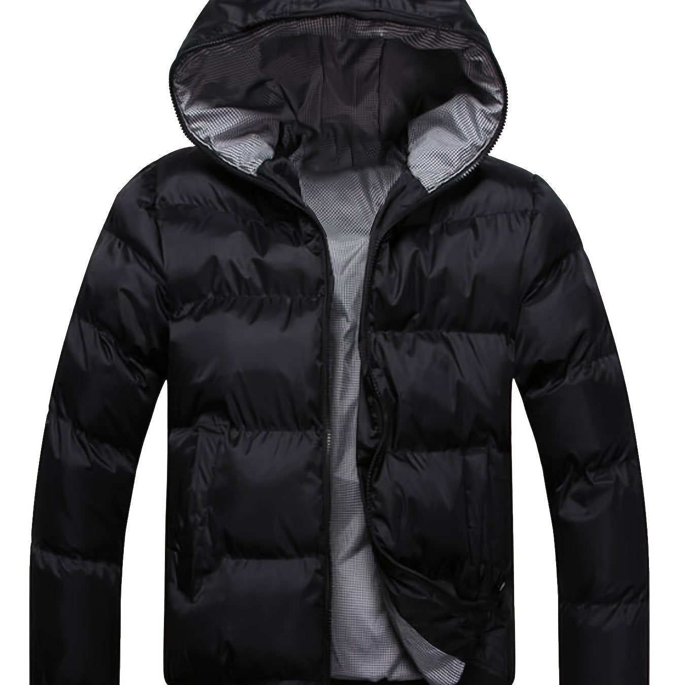 Essential Men's Winter Jacket - Stylish Design with Zip Pockets - Regular Fit - Puento Fortade - TP
