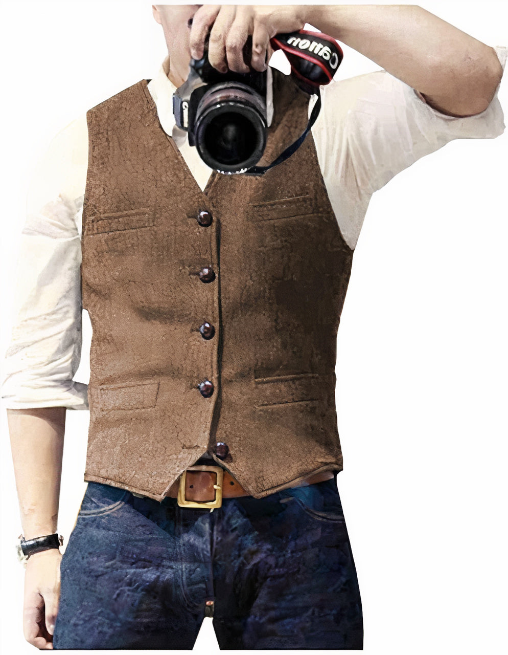 Daan | Trendy Button-Up Men's Gilet