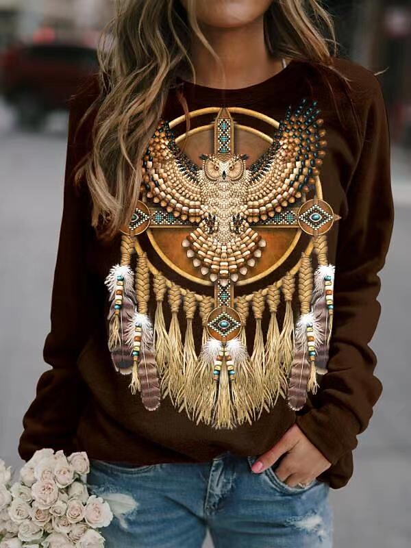 Women's Round Neck Sweater Available in Two Styles