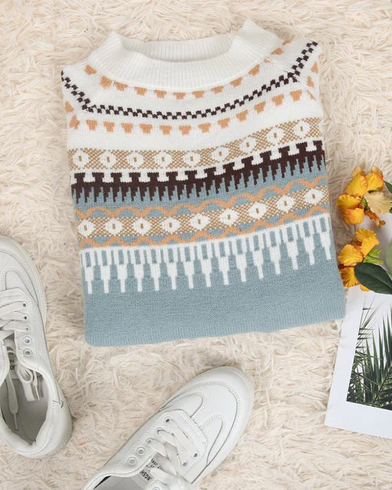 Deqalli | Cozy Long Sleeve Sweater