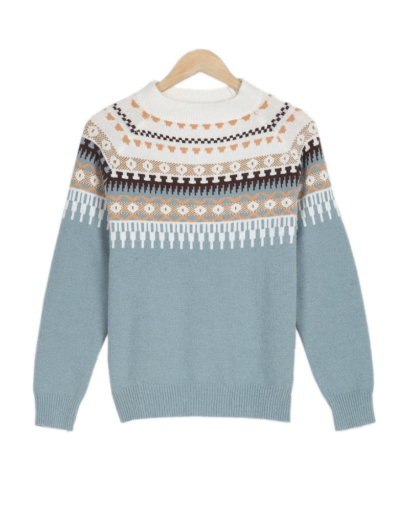 Deqalli | Cozy Long Sleeve Sweater