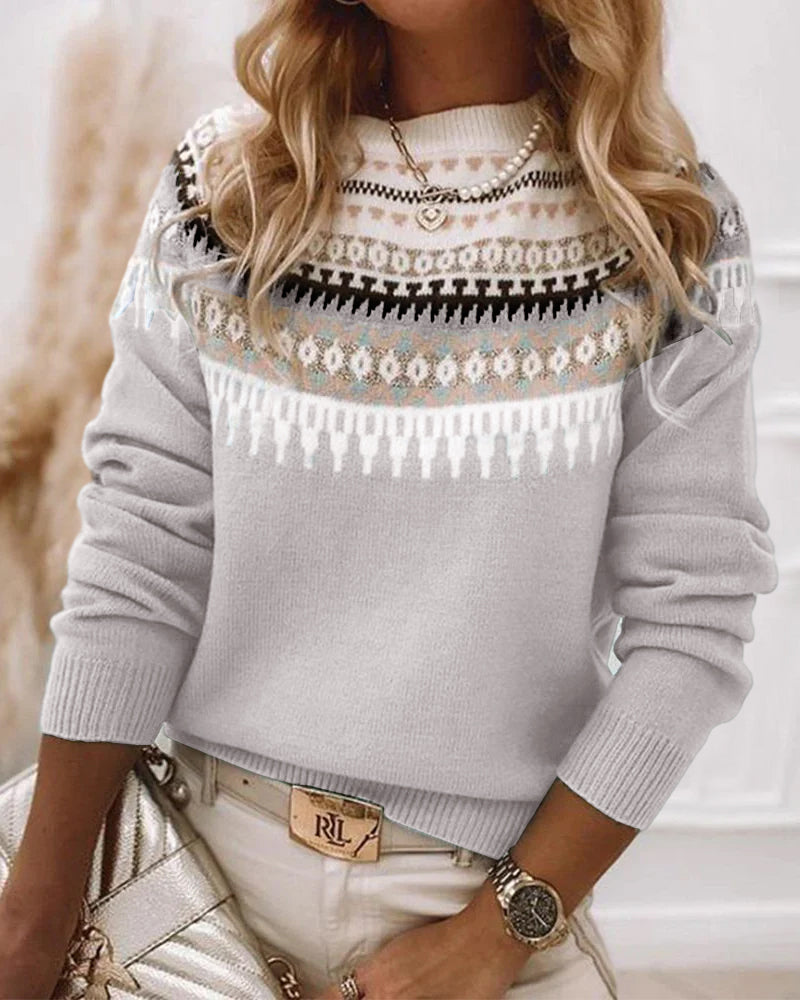 Deqalli | Cozy Long Sleeve Sweater