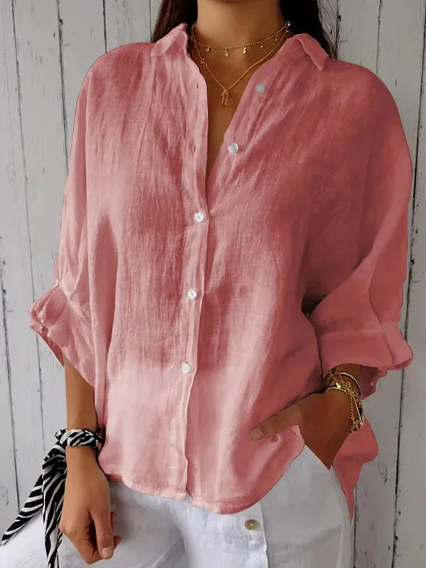 Maëlle - Chic Linen Blouse for Women