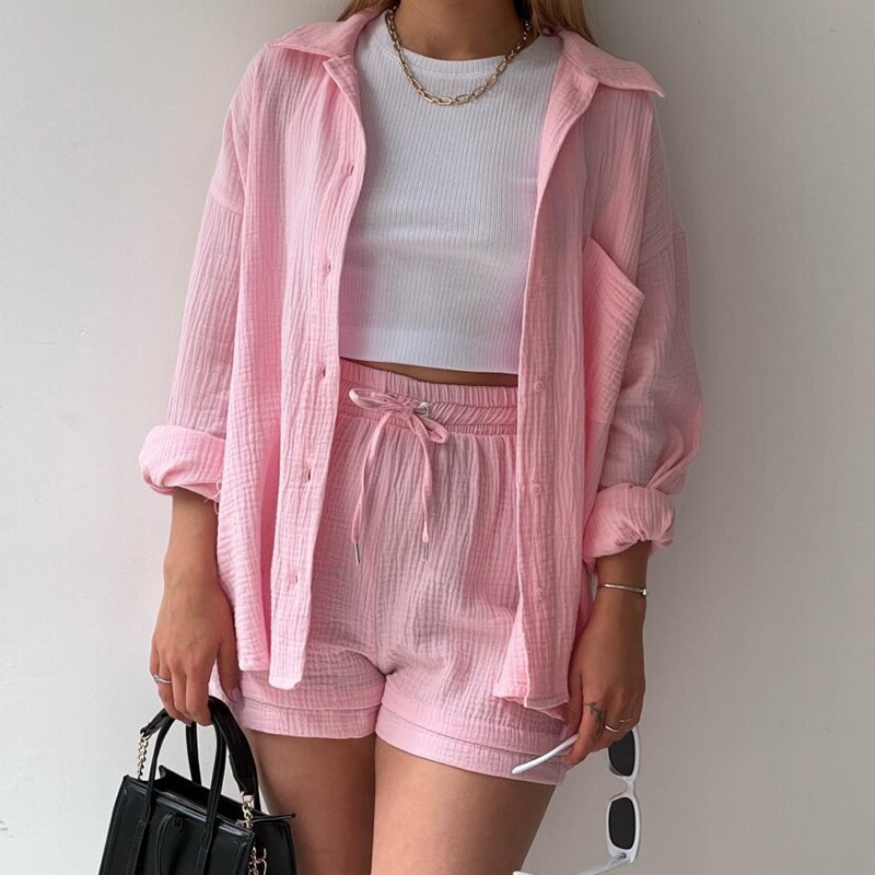 Elif - Lightweight Summer Short Set