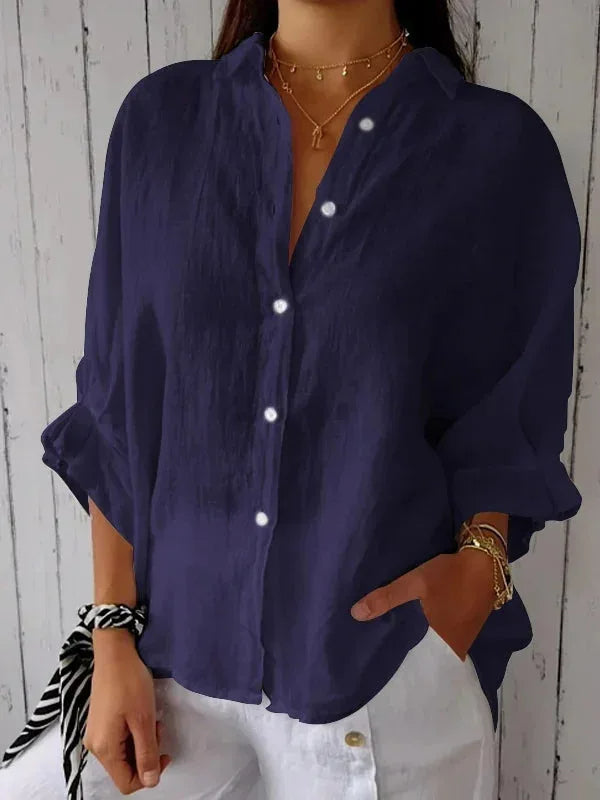 Maëlle - Chic Linen Blouse for Women
