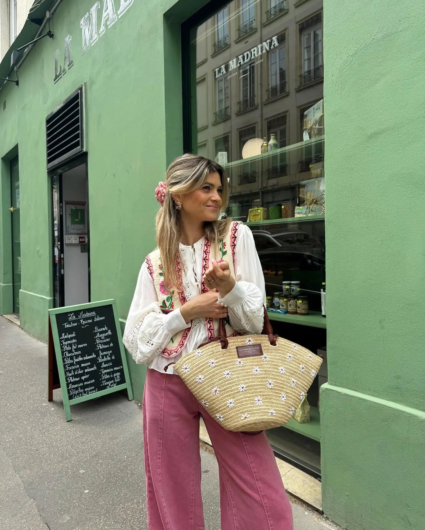 Noorje - Printed Wildflower Gilet