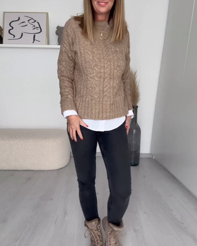 Simple Knit Casual Sweater