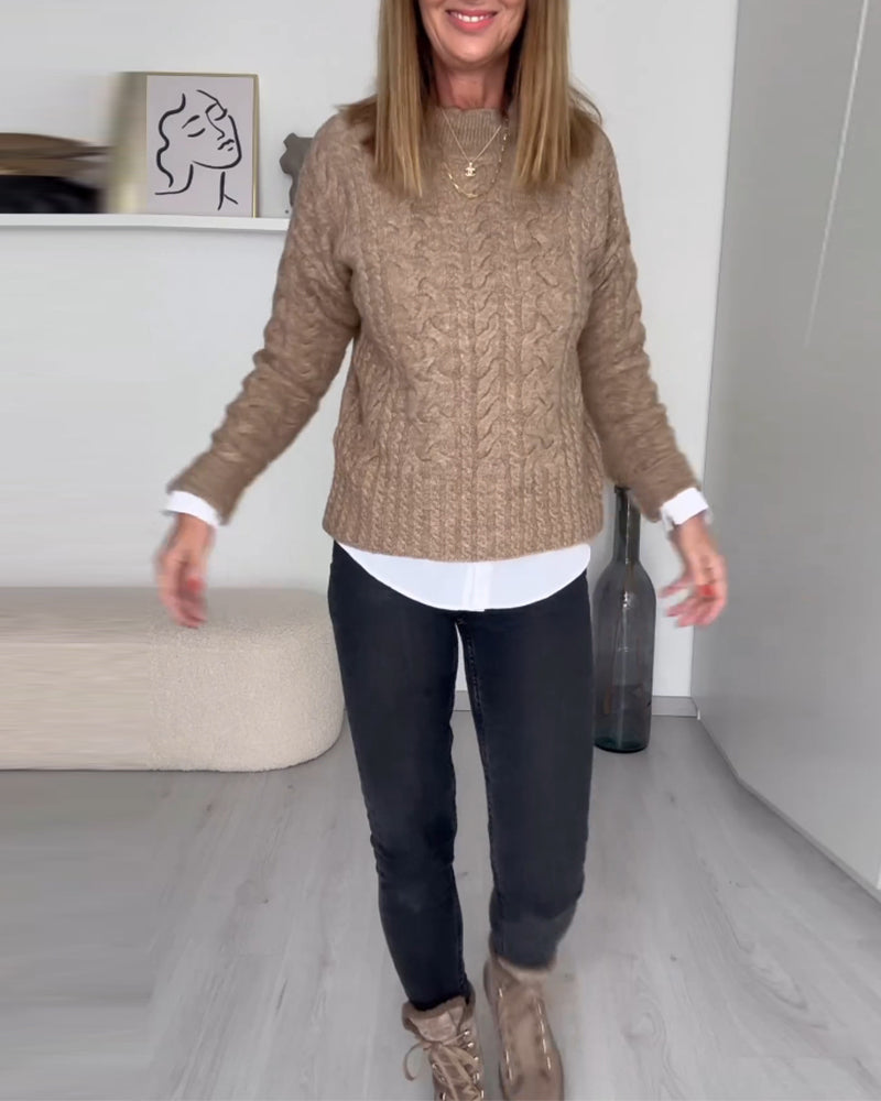Simple Knit Casual Sweater