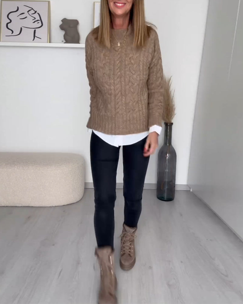 Simple Knit Casual Sweater