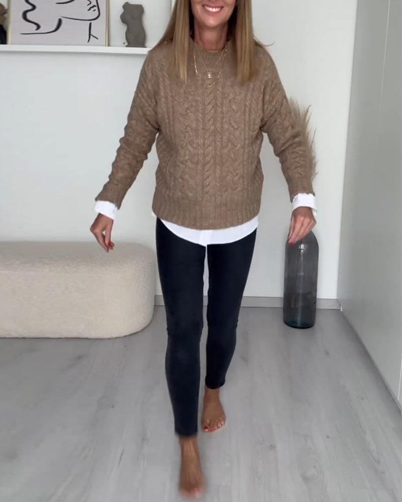 Simple Knit Casual Sweater