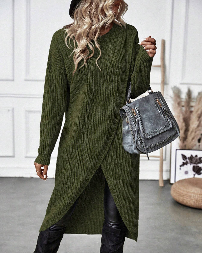 Solid Color Dress