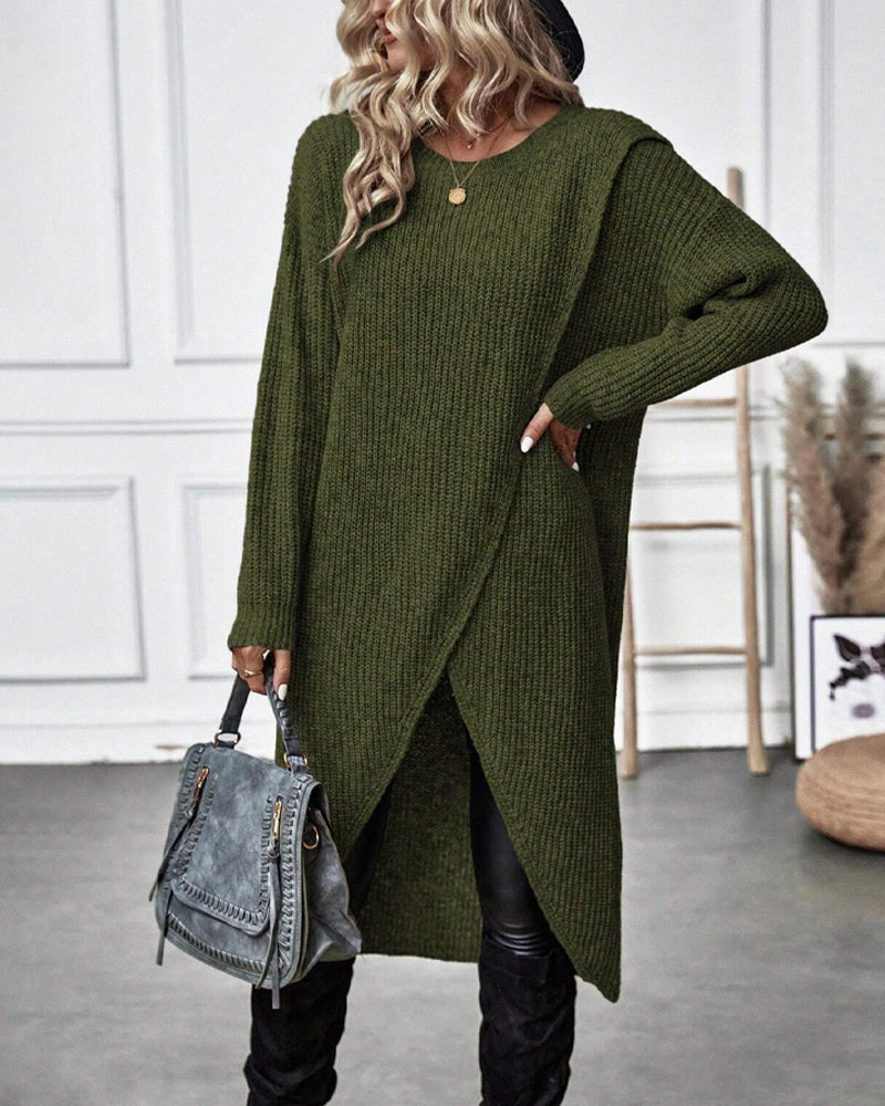 Solid Color Dress
