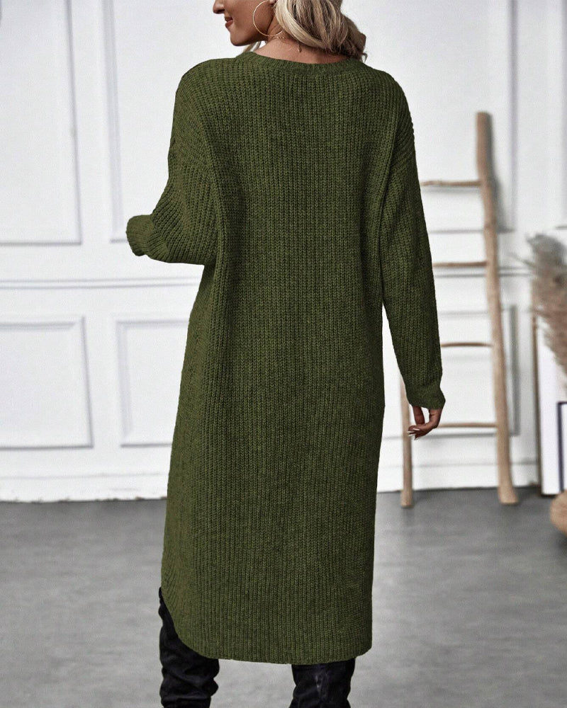 Solid Color Dress