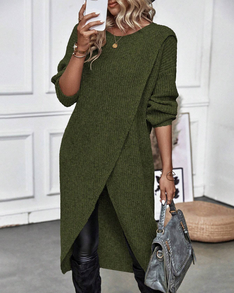 Solid Color Dress