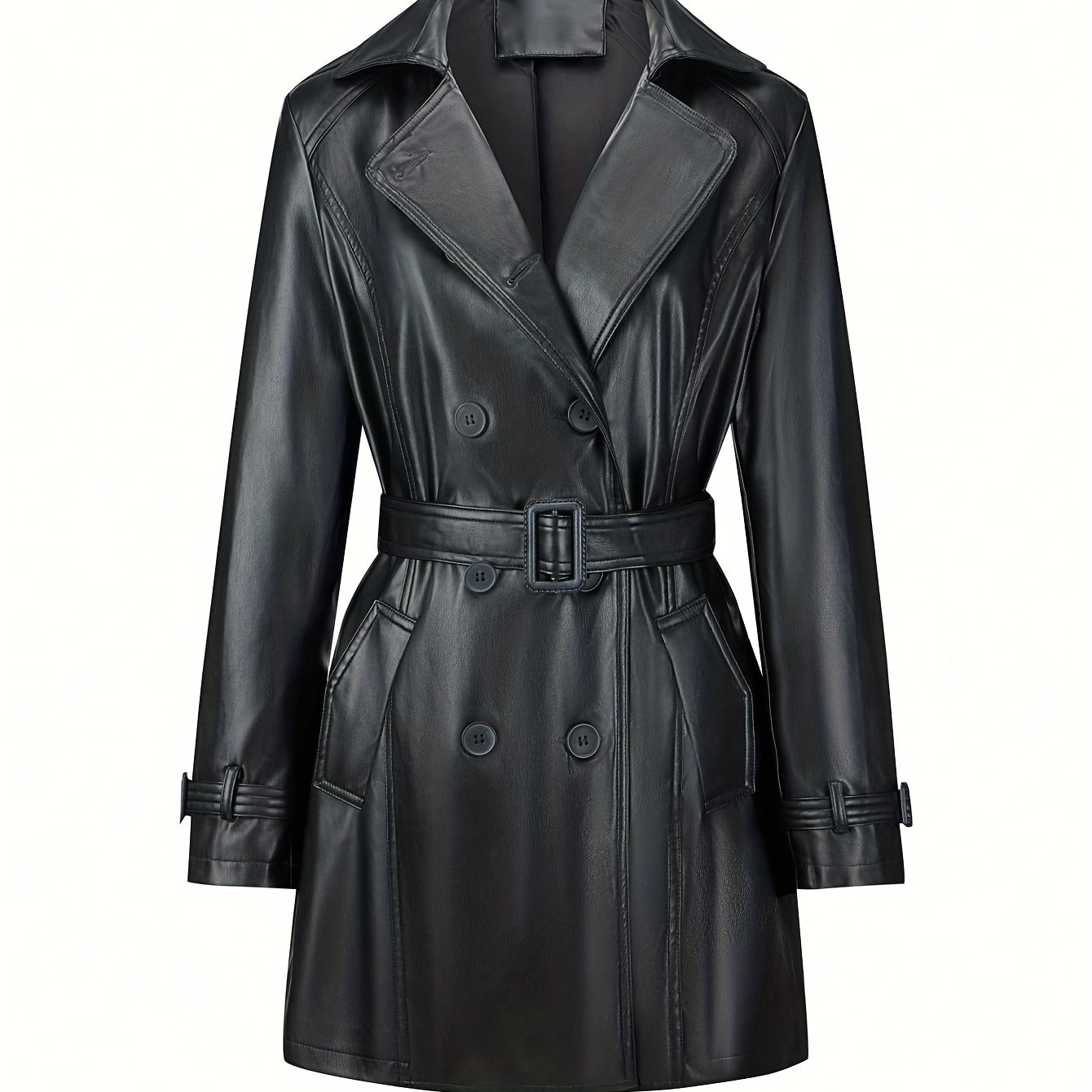 Elin | Vintage-Inspired Double-Breasted Tailored Trench Coat