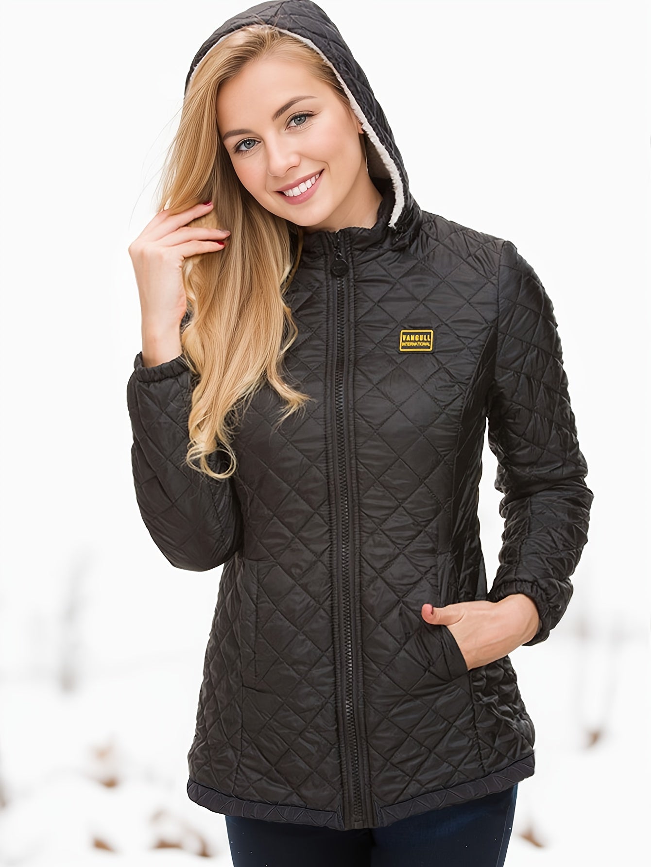 Elin | Hooded Fleece-Lined Quilted Jacket