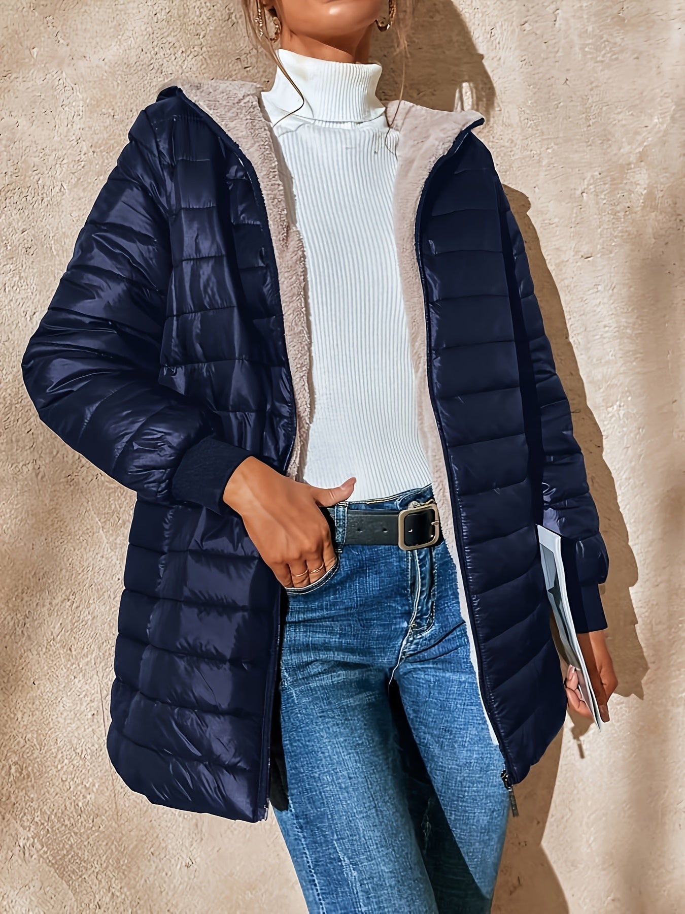 Eline | Zip-Up Fleece-Lined Jacket
