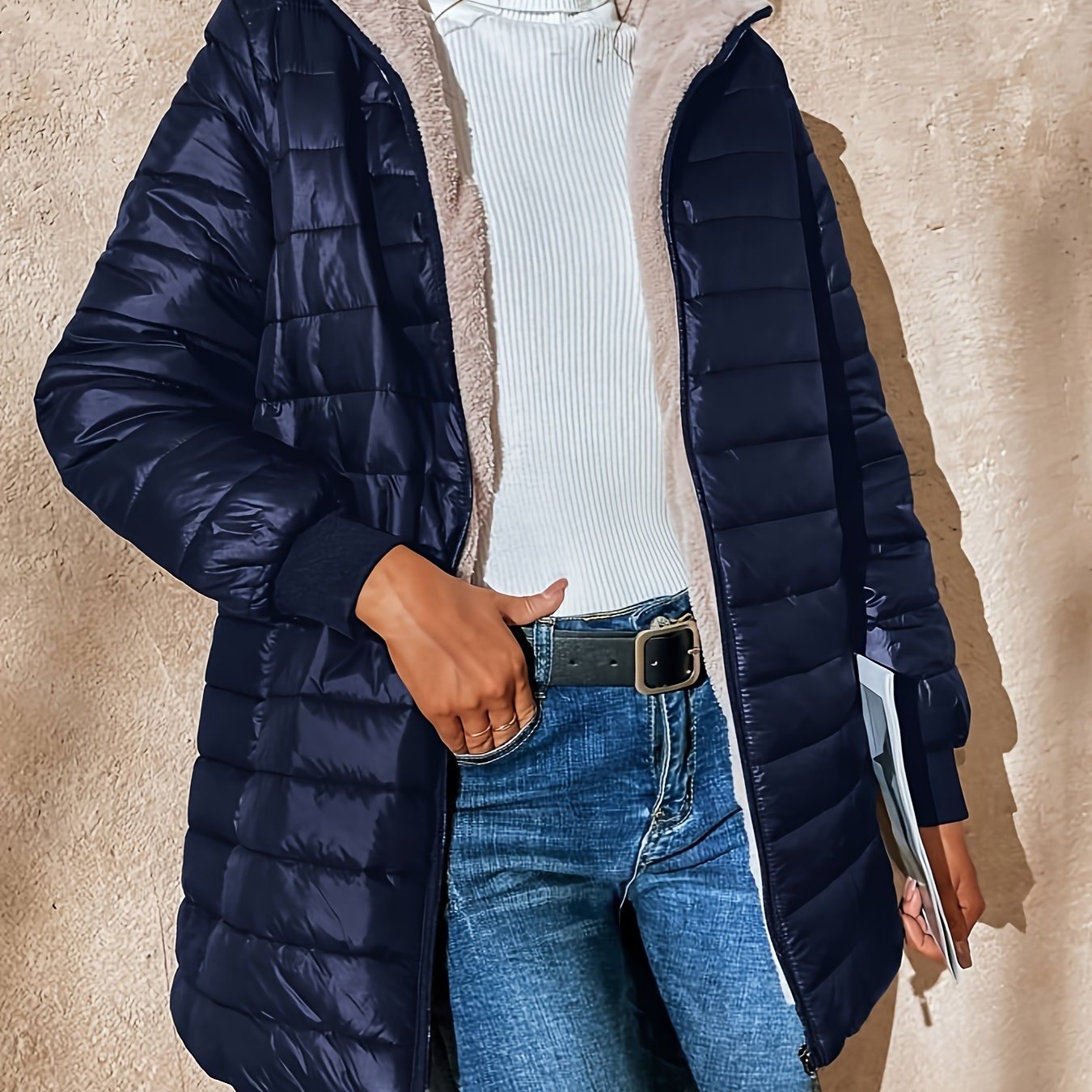 Eline | Zip-Up Fleece-Lined Jacket
