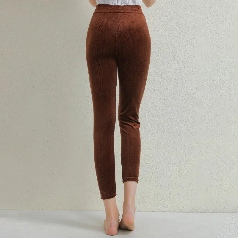 Elise | Women's Cozy Corduroy Trousers