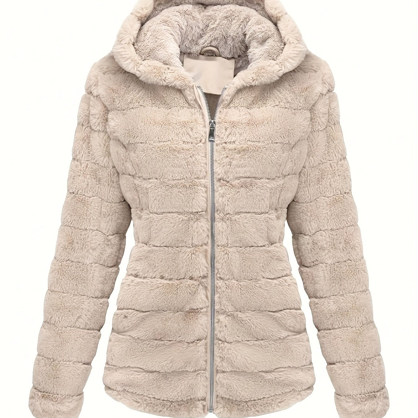 Elise | Chic Solid Color Teddy Coat