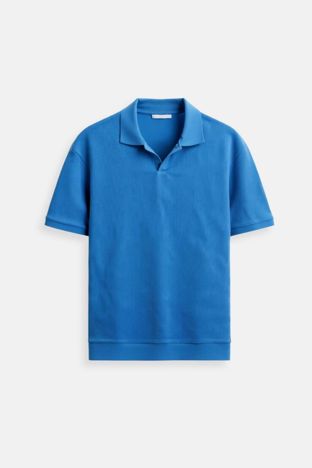 Emil | Textured Wool Polo T-Shirt