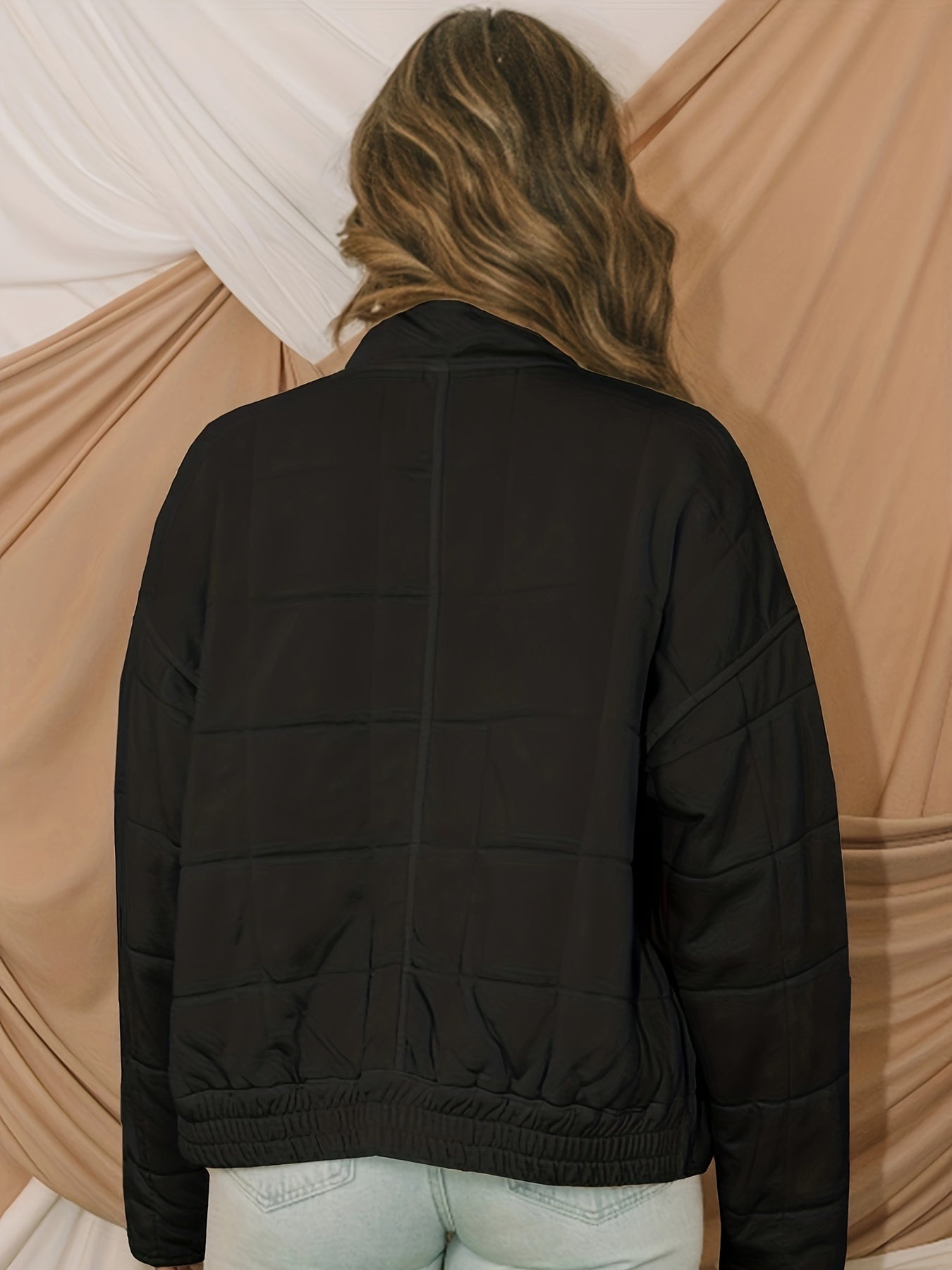 Emma | Stylish Check Pattern Windproof Jacket with Easy Padding