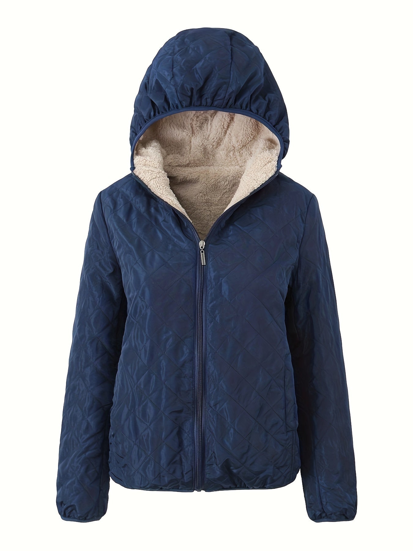 Emma | Hooded Padded Jacket with Zipper