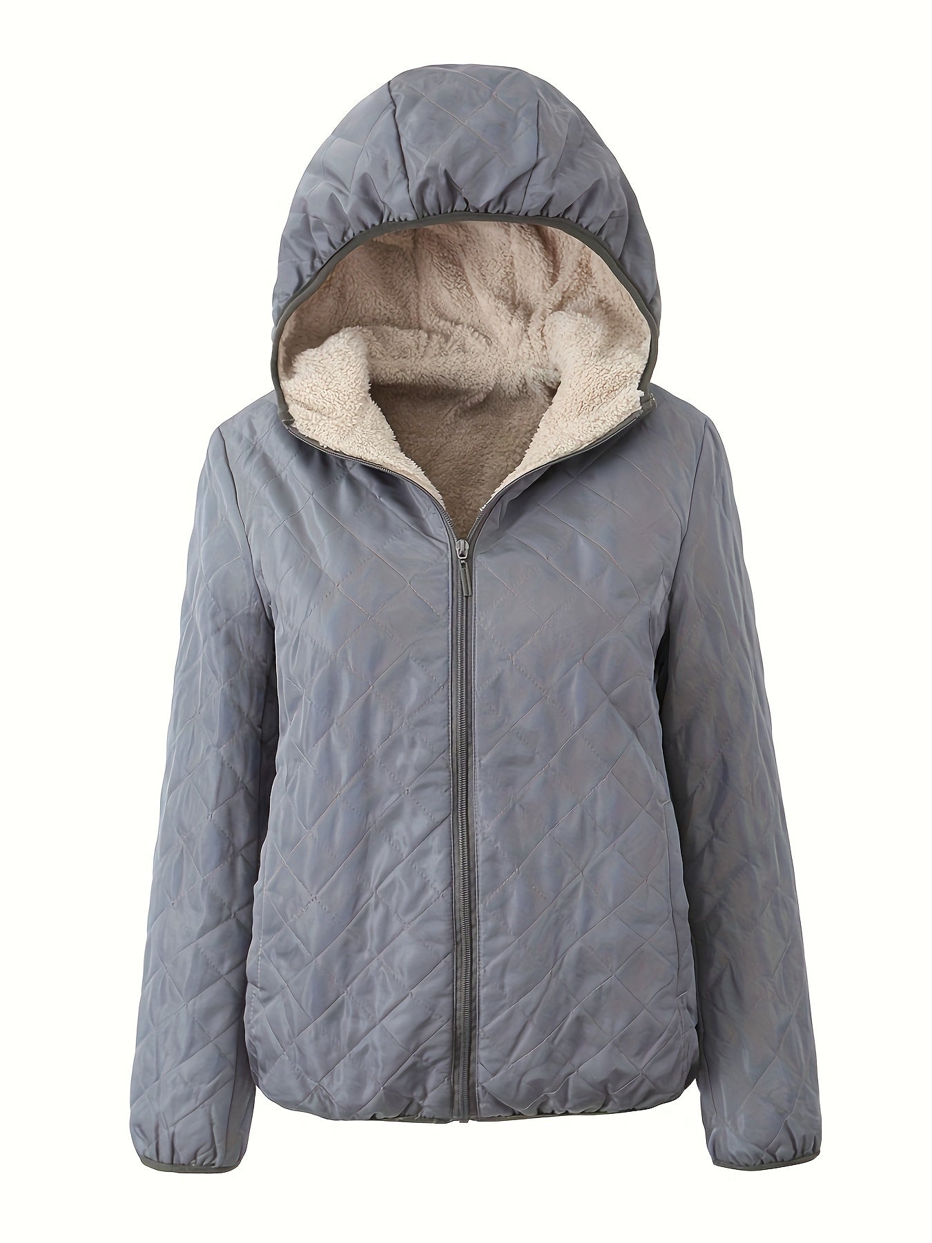 Emma | Hooded Padded Jacket with Zipper