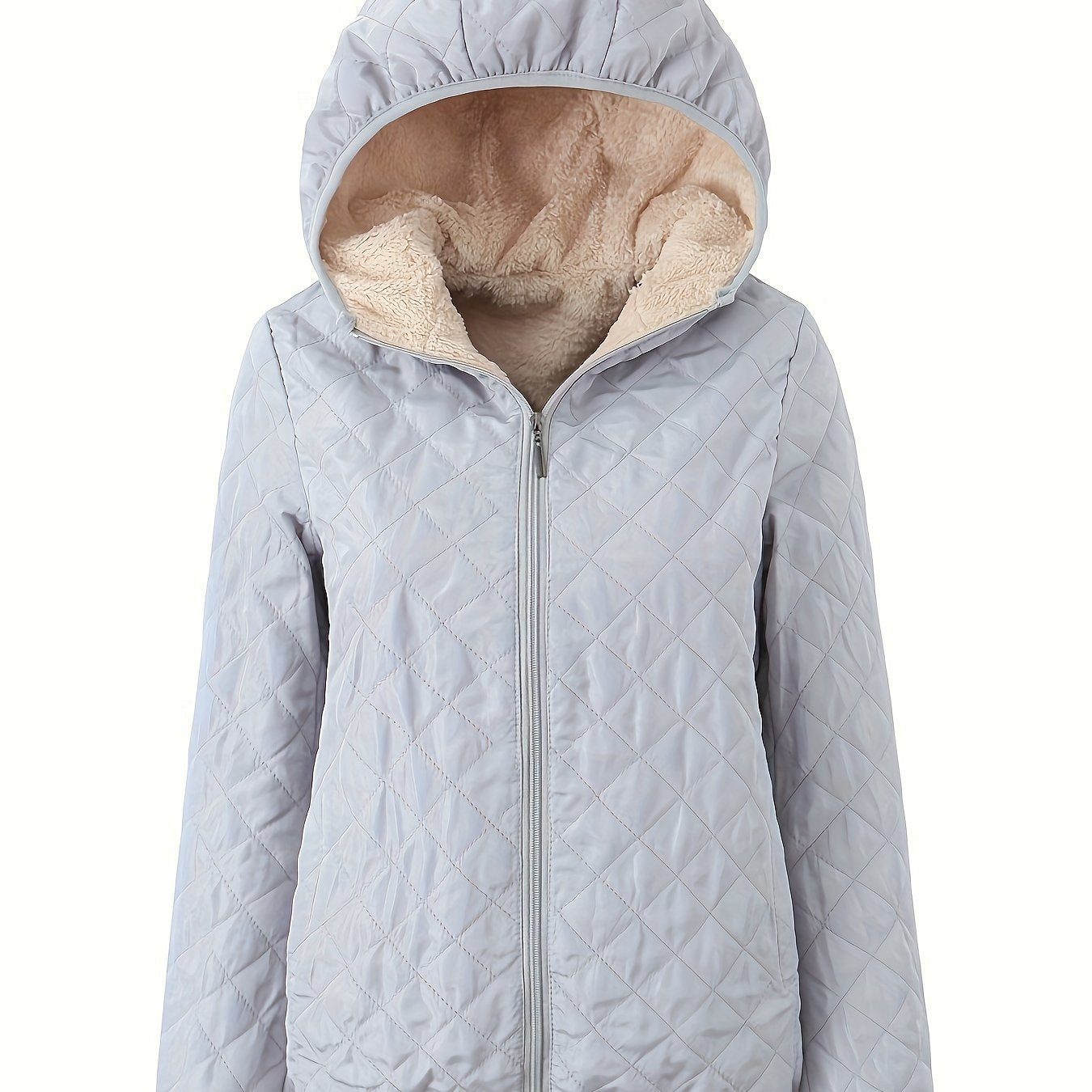 Emma | Hooded Padded Jacket with Zipper