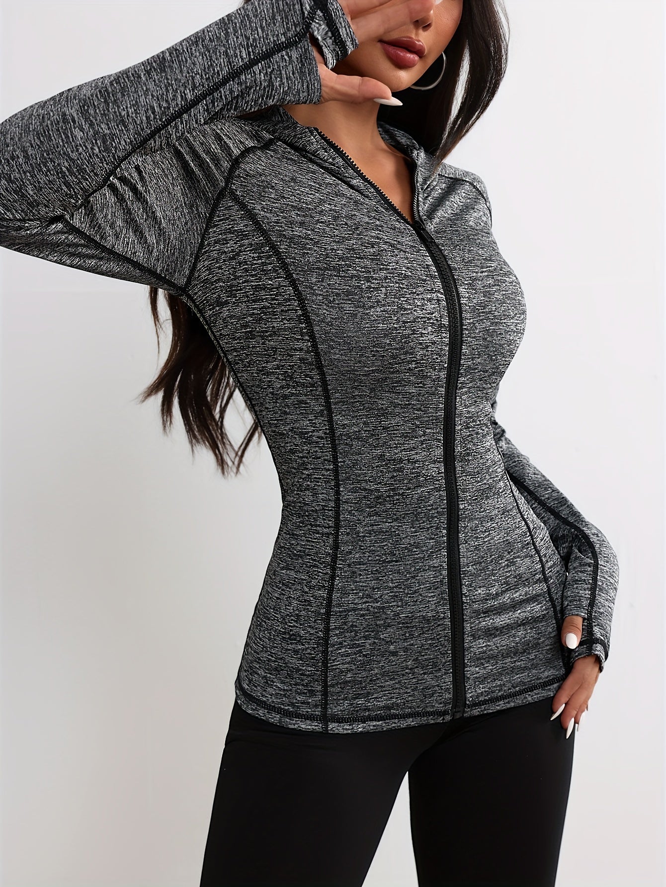 Emma | Hooded Sports Jacket with Striped Accents