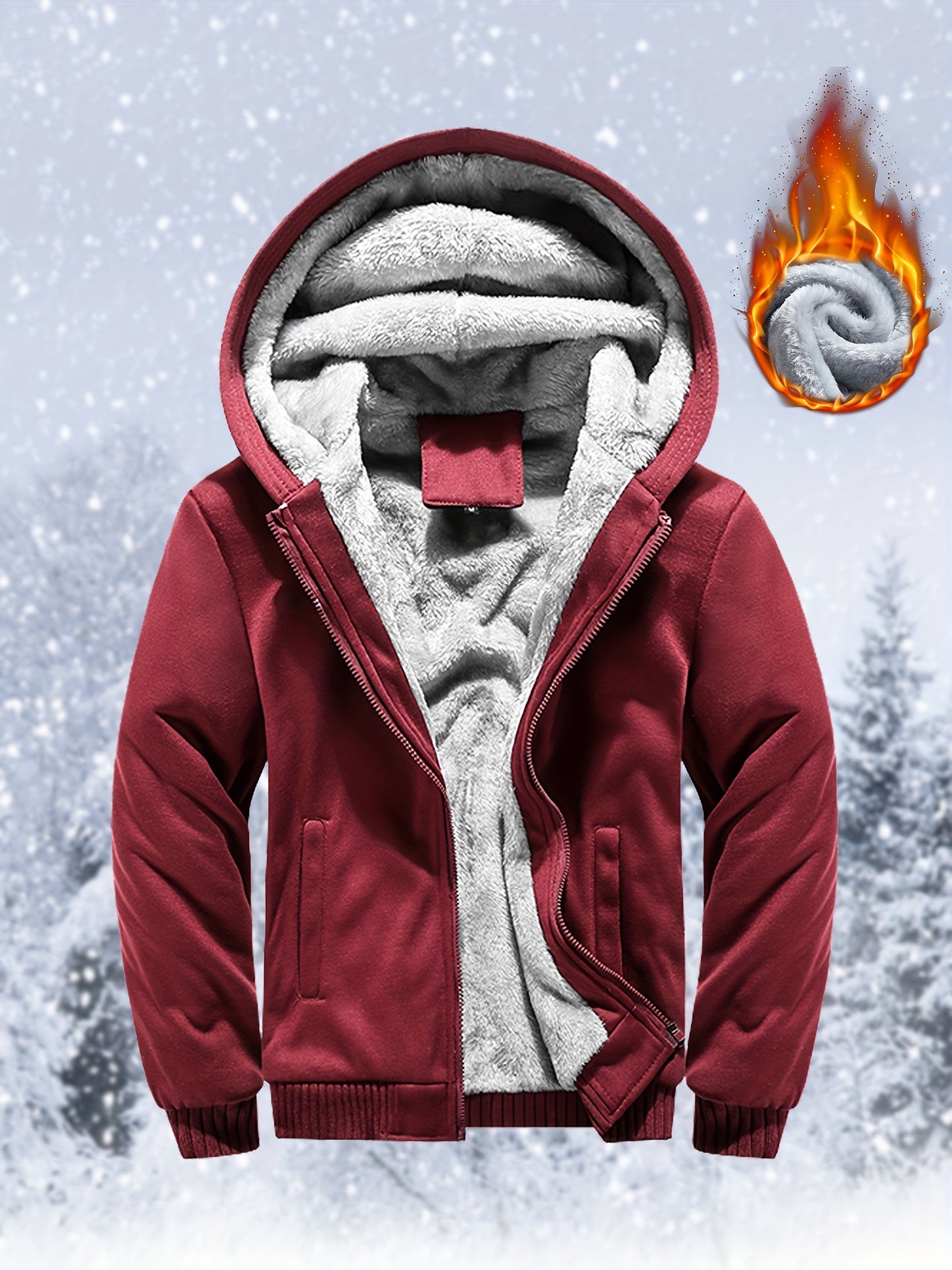 Emma | Cozy Solid Color Fleece Hoodie