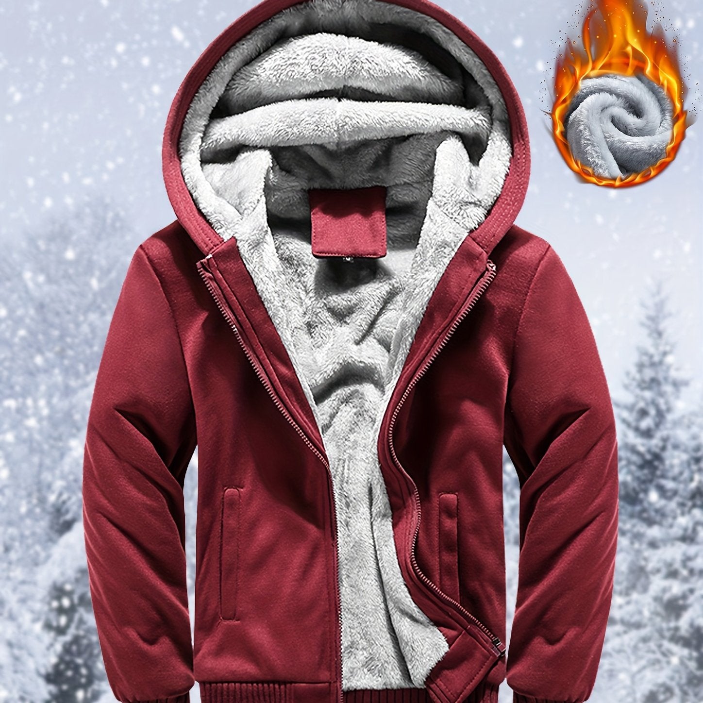 Emma | Cozy Solid Color Fleece Hoodie
