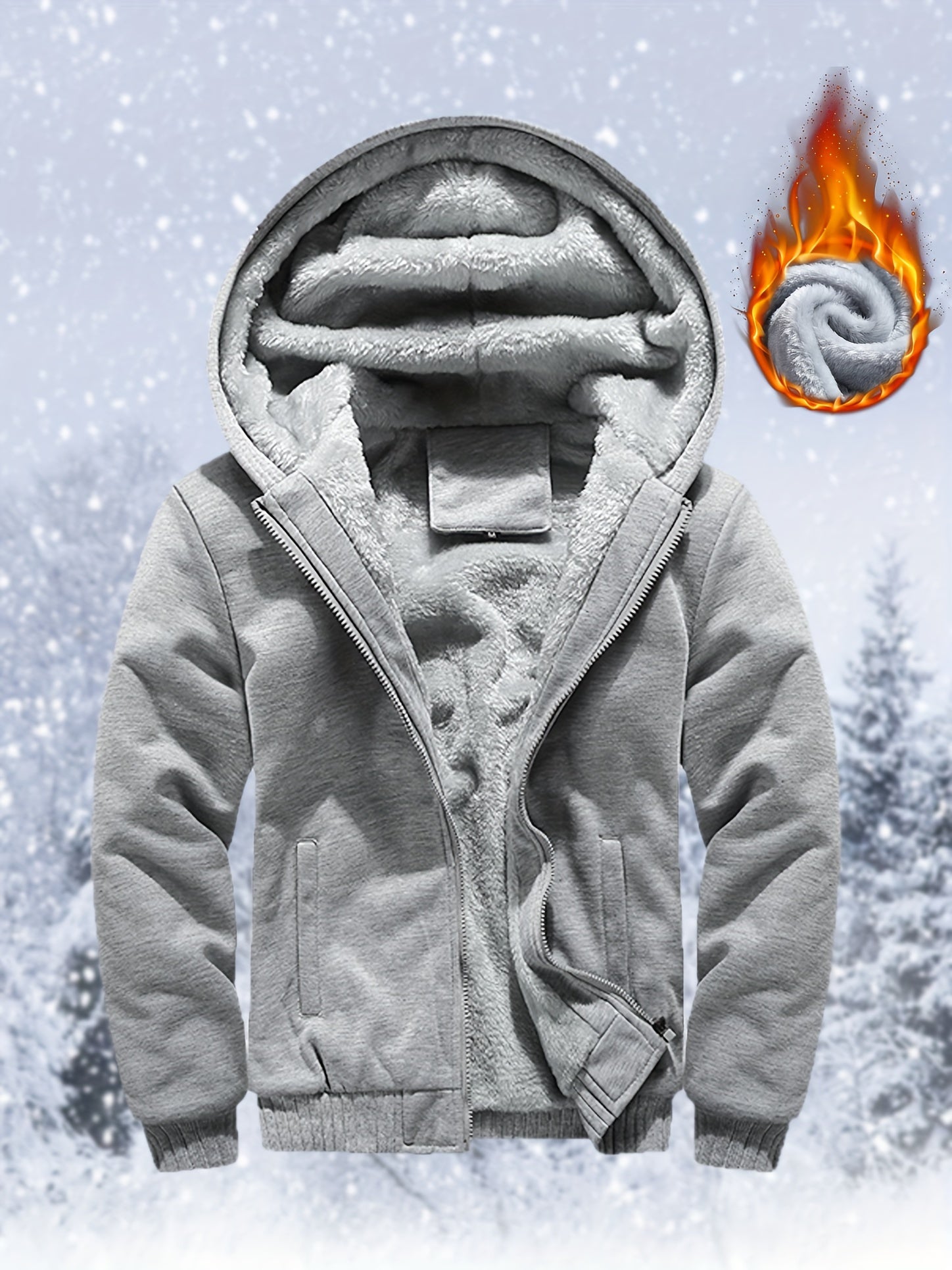 Emma | Cozy Solid Color Fleece Hoodie