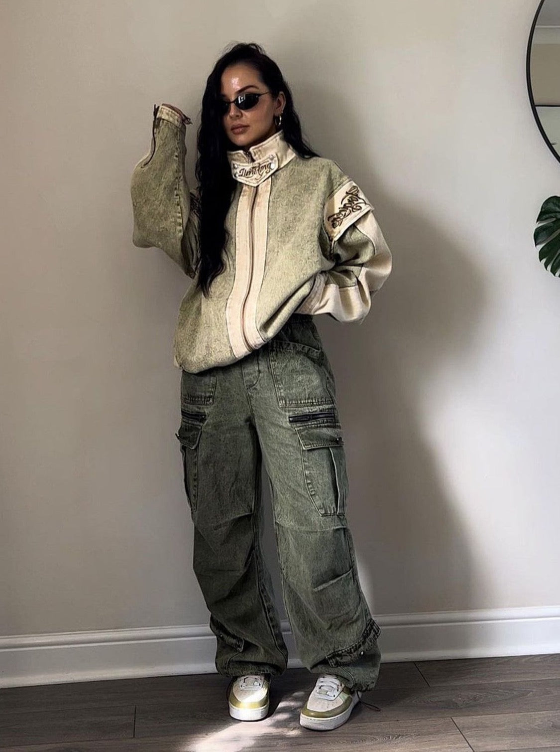 Esmée | Drawstring Cargo Jeans