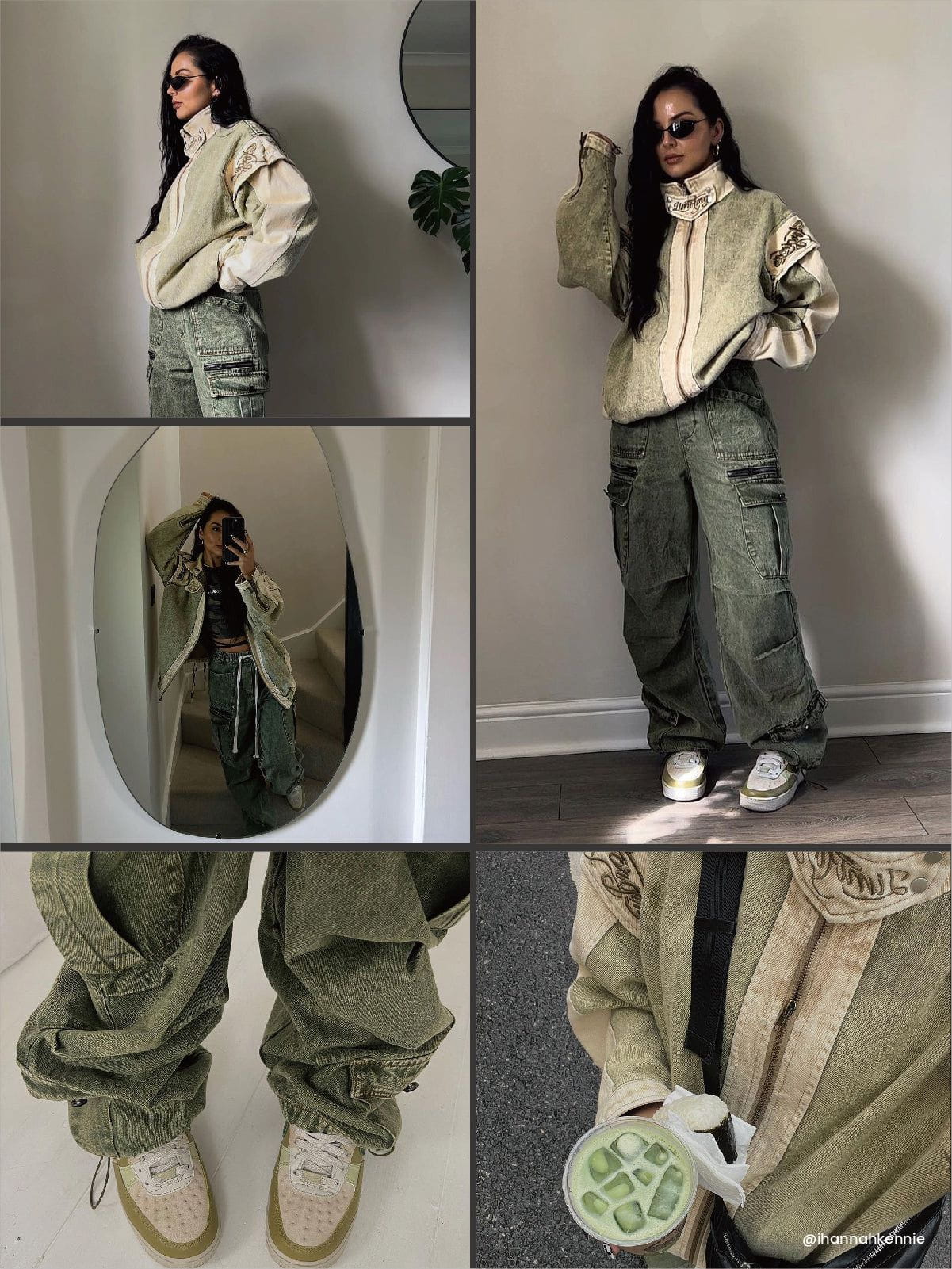 Esmée | Drawstring Cargo Jeans