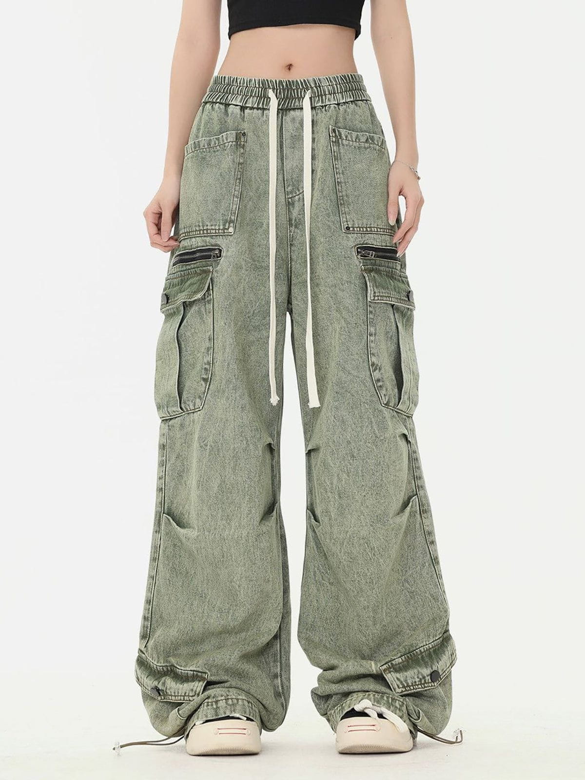 Esmée | Drawstring Cargo Jeans