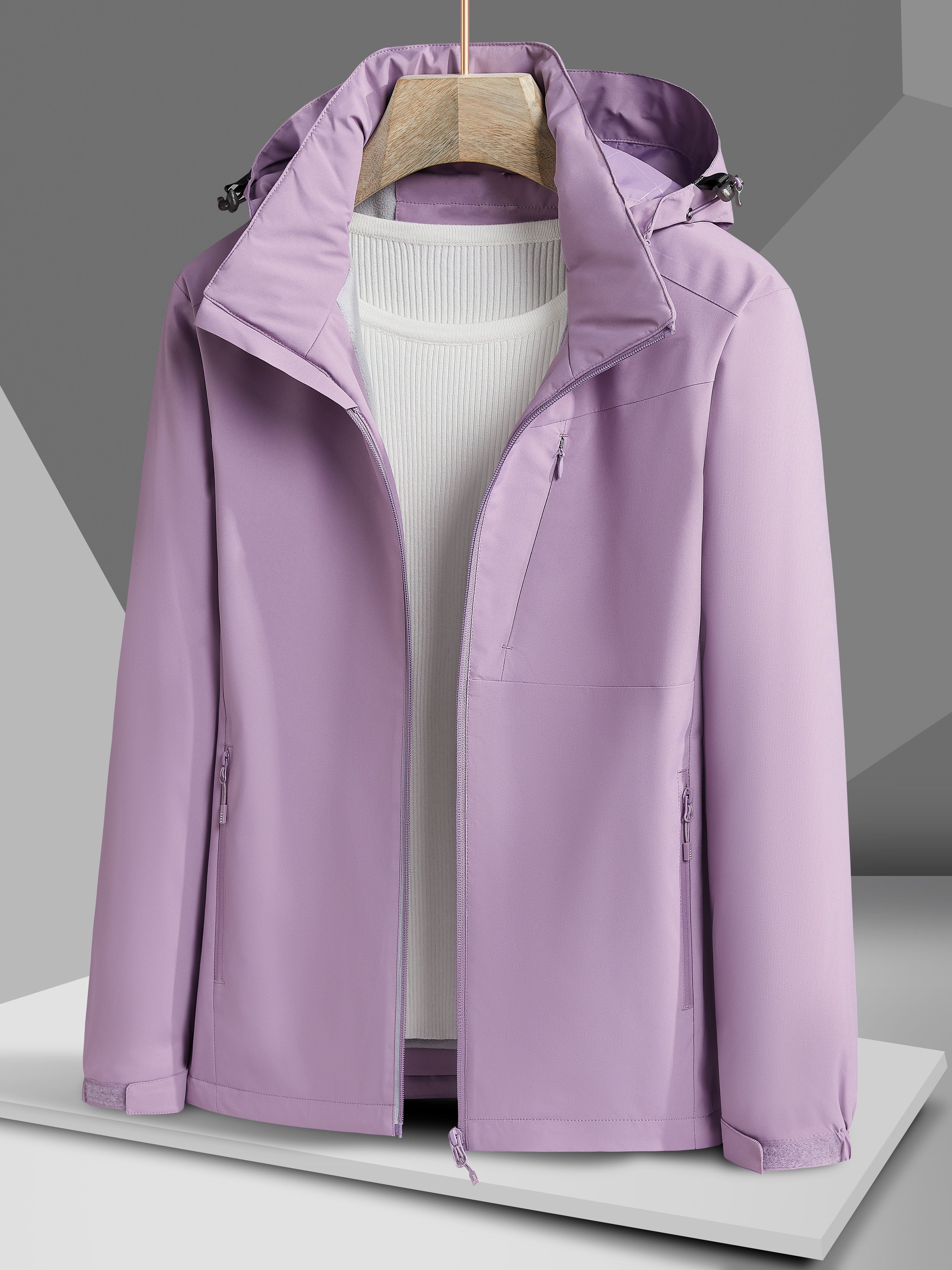 Evelien | Waterproof and Windproof Outdoor Jacket with Fleece Lining and Hood