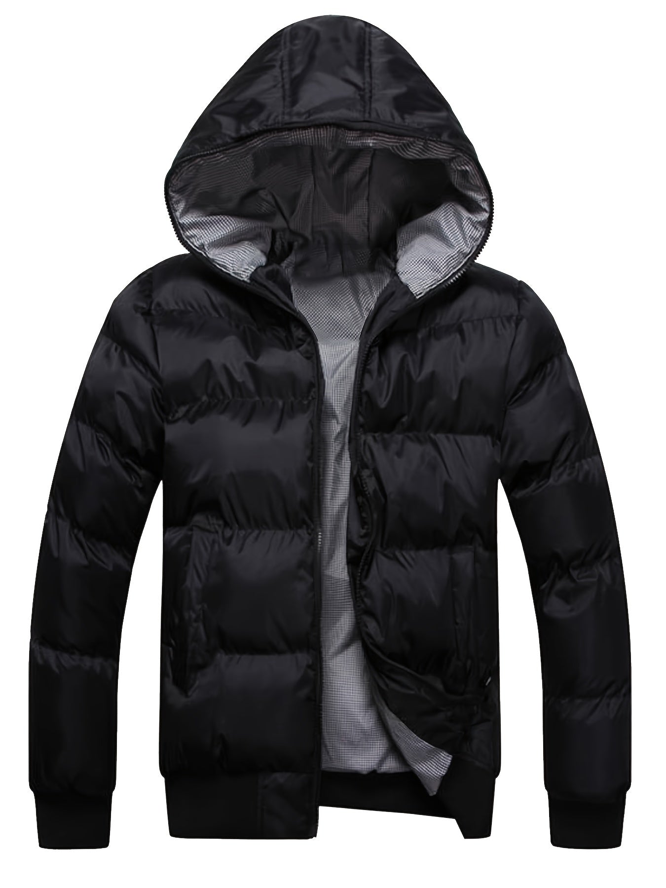Essential Men's Winter Jacket - Stylish Design with Zip Pockets - Regular Fit - Puento Fortade - TP