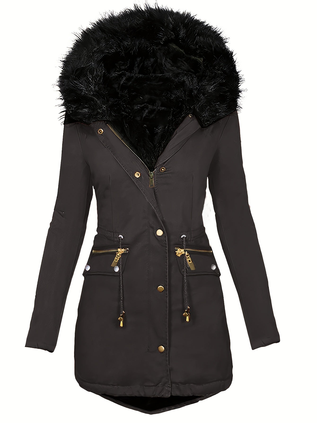 Feline | Cozy Hoodie Parka with Plush Trim