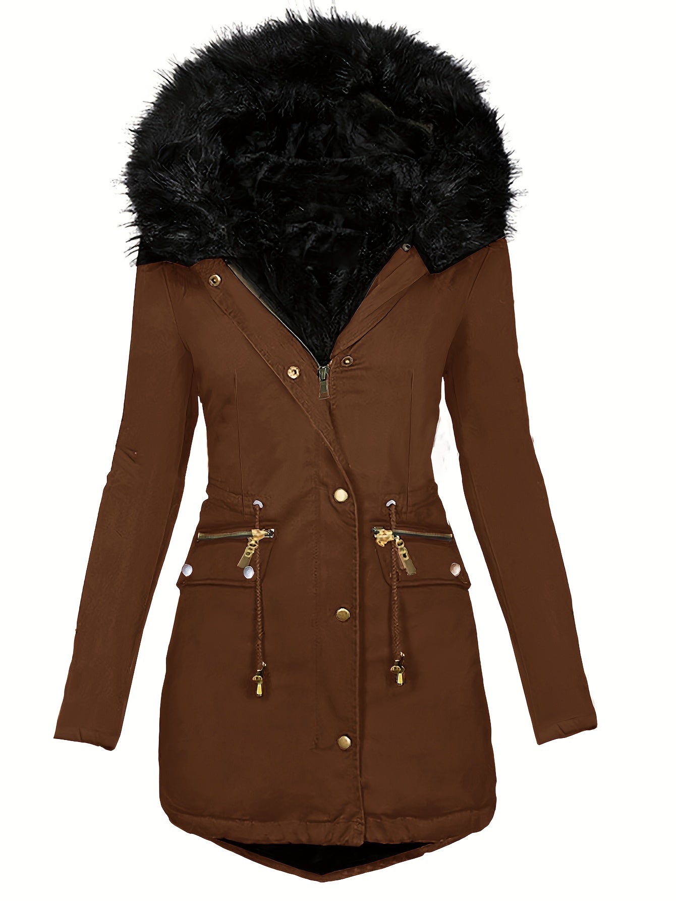 Feline | Cozy Hoodie Parka with Plush Trim