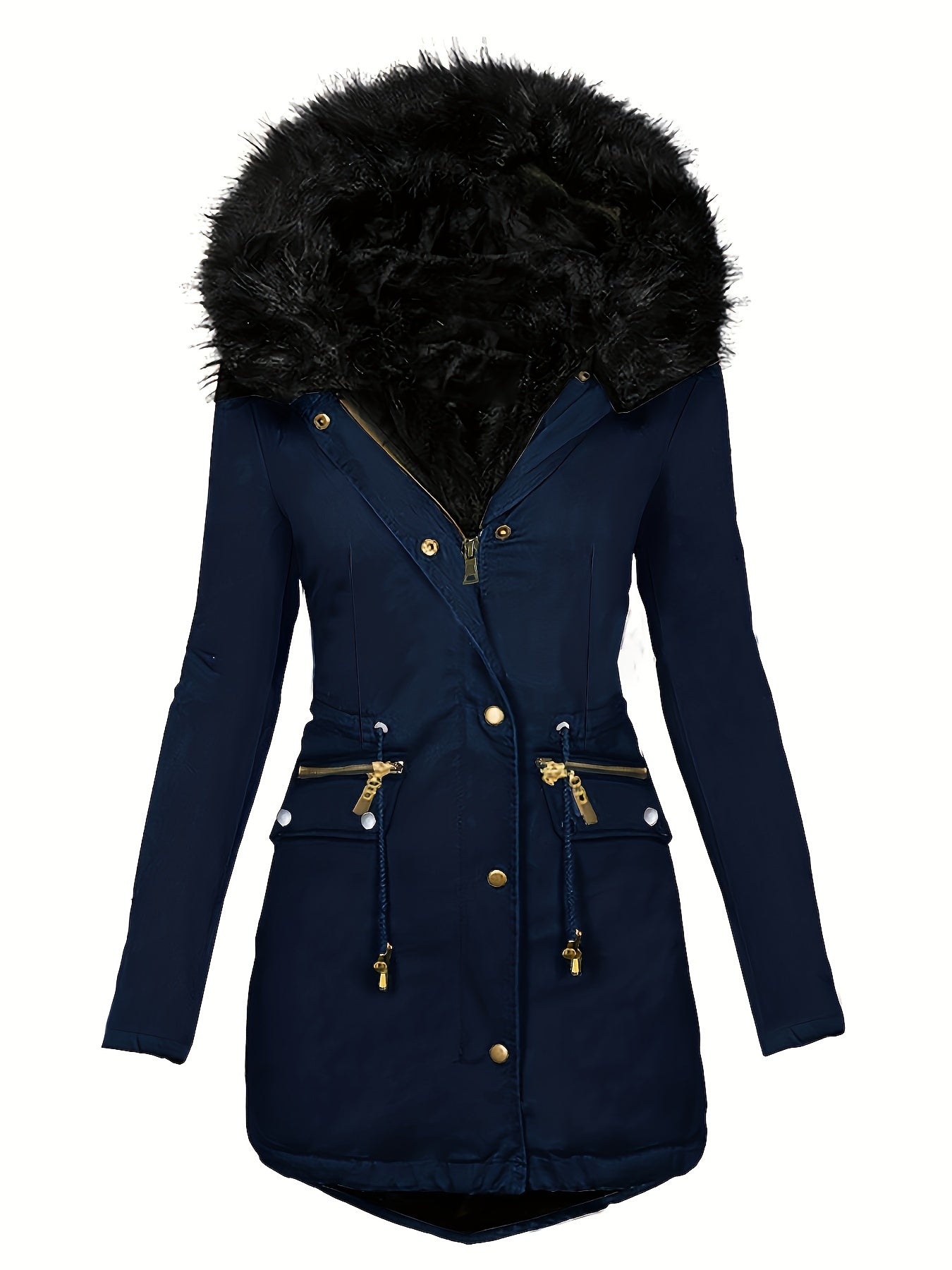 Feline | Cozy Hoodie Parka with Plush Trim