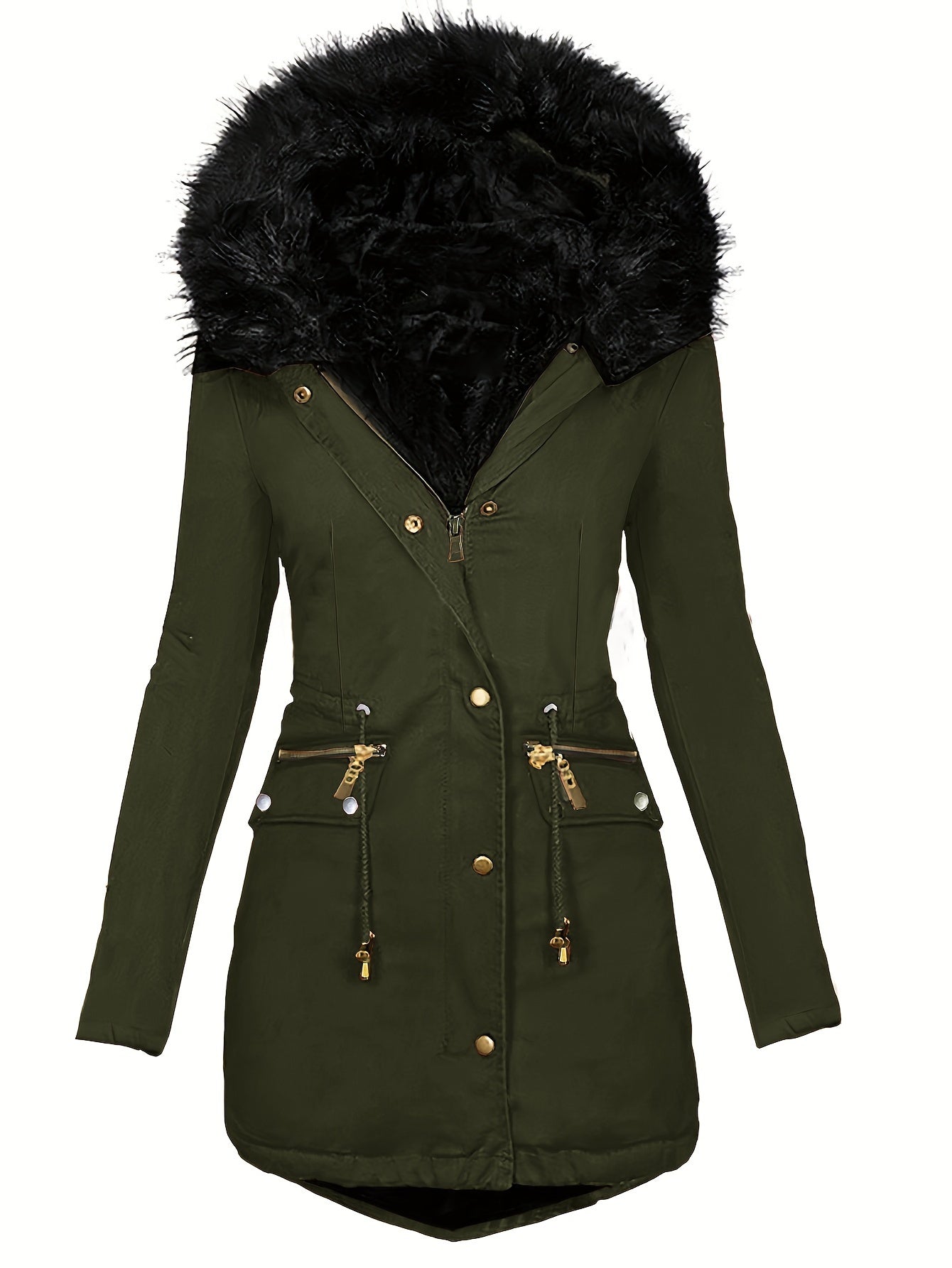 Feline | Cozy Hoodie Parka with Plush Trim