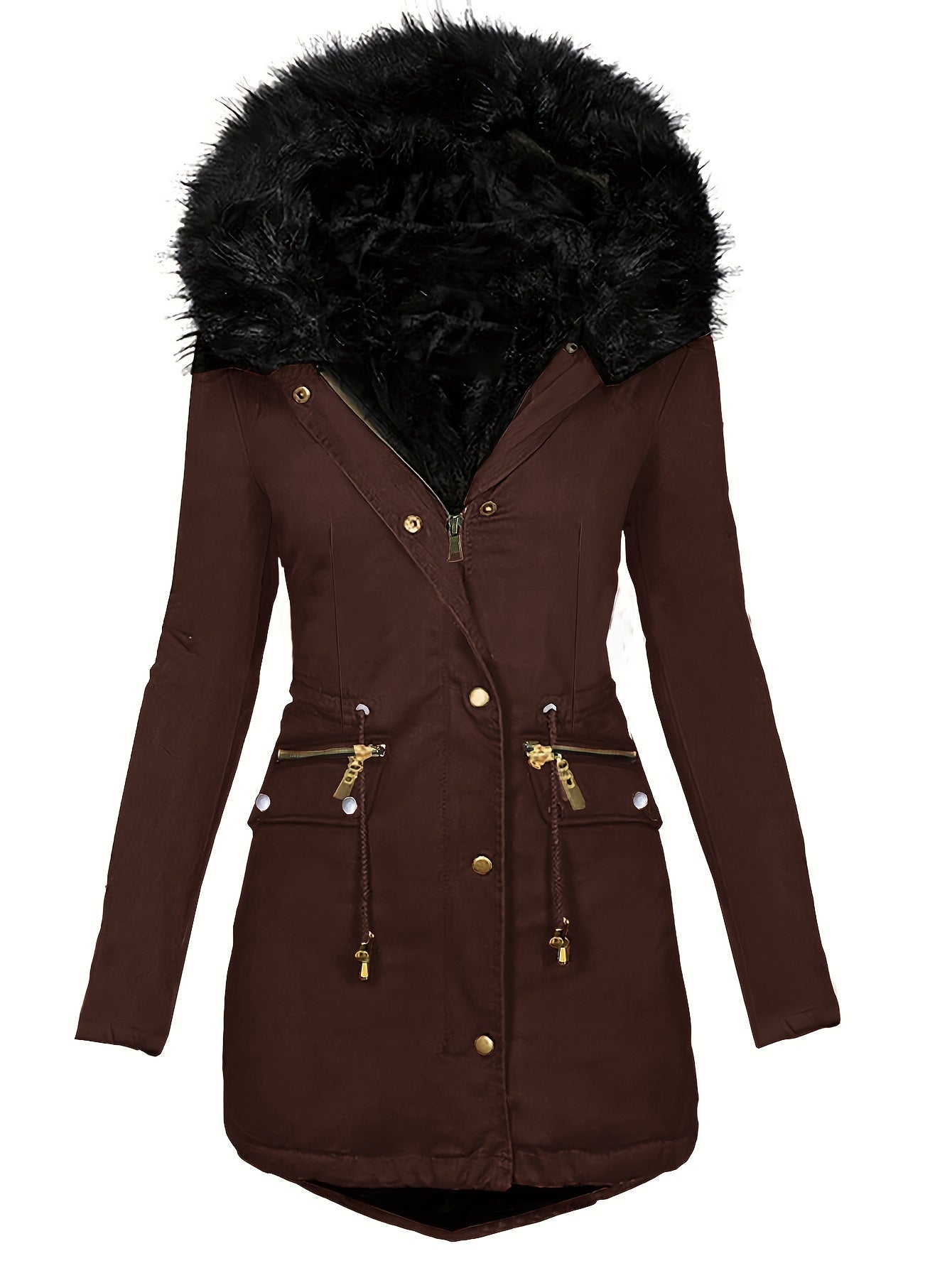 Feline | Cozy Hoodie Parka with Plush Trim