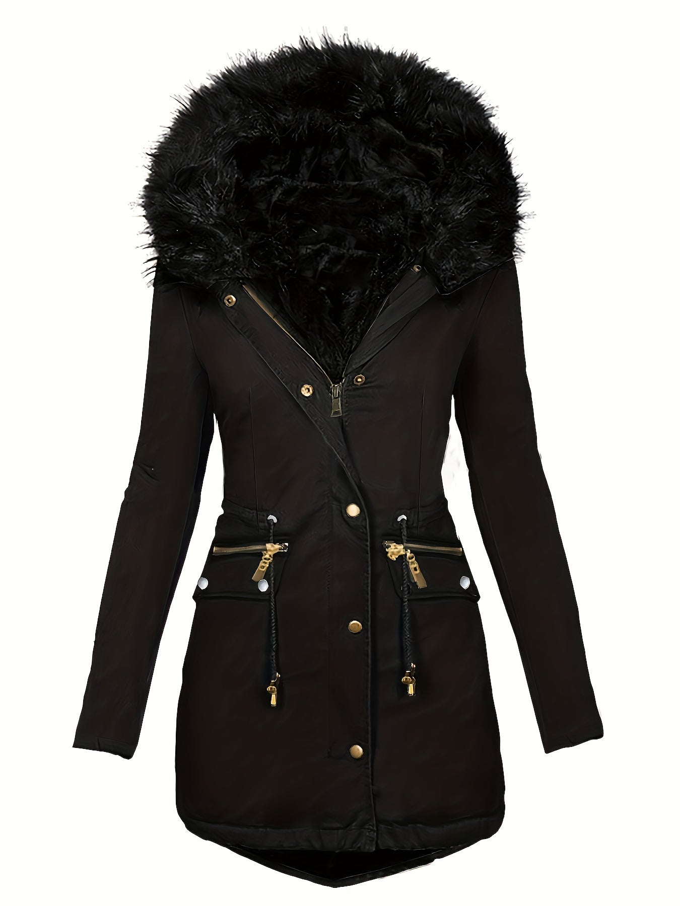 Feline | Cozy Hoodie Parka with Plush Trim
