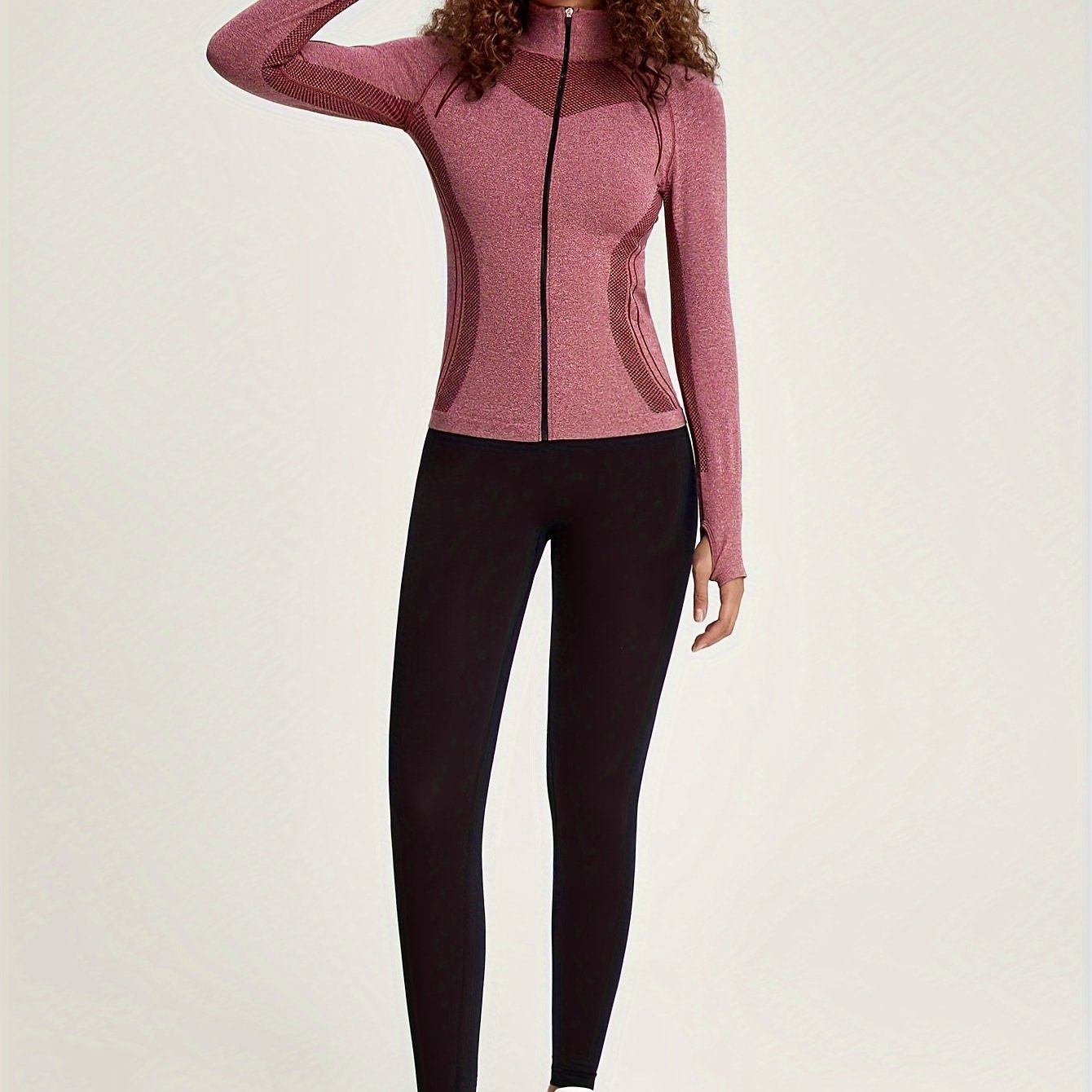 Feline | Women's Long Sleeve Fitness and Sports Jacket with Striped Accents