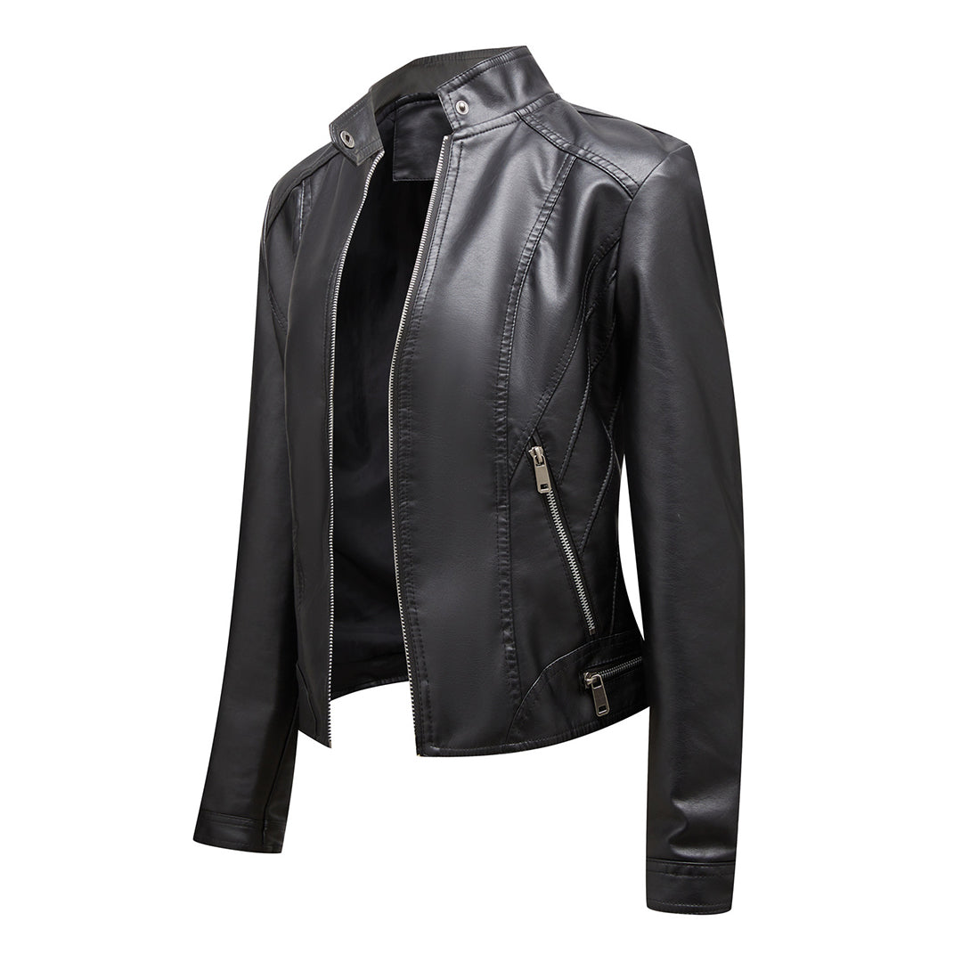Fleur | Chic Leather Jacket